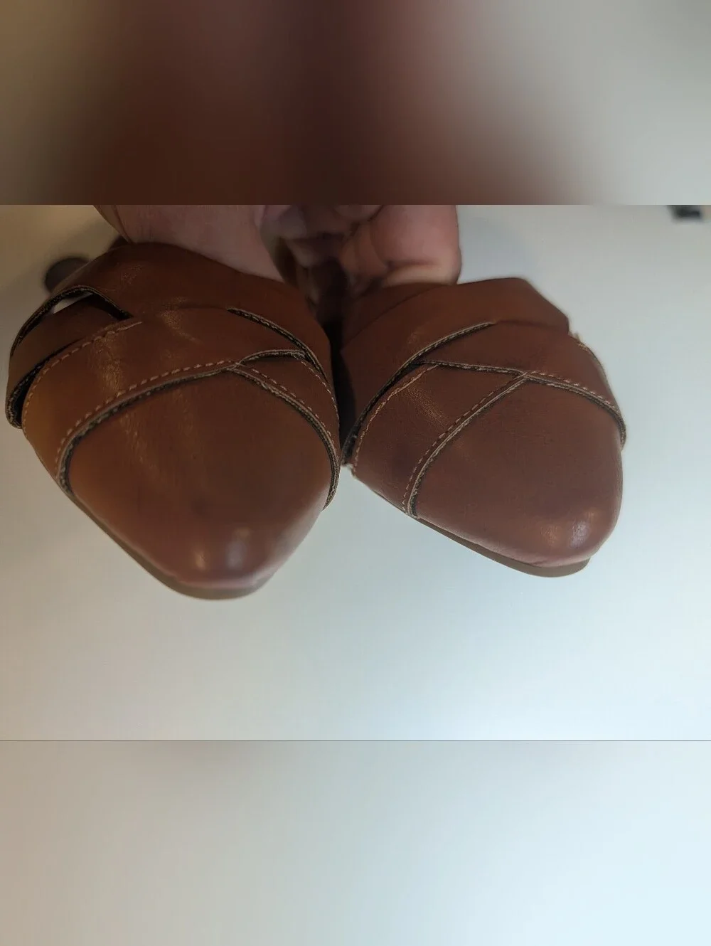 Journee Collection Women's Size 9 Tan Pointed Toe D'Orsay Flats